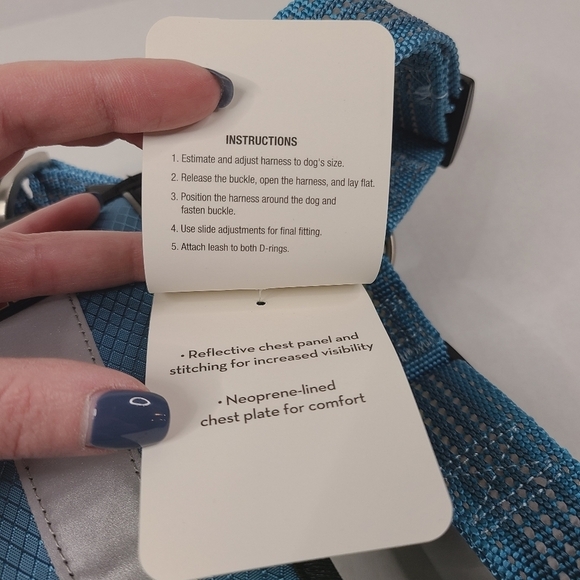NWT Kong Padded Dog Harness Light Blue Size XL - Picture 7 of 9